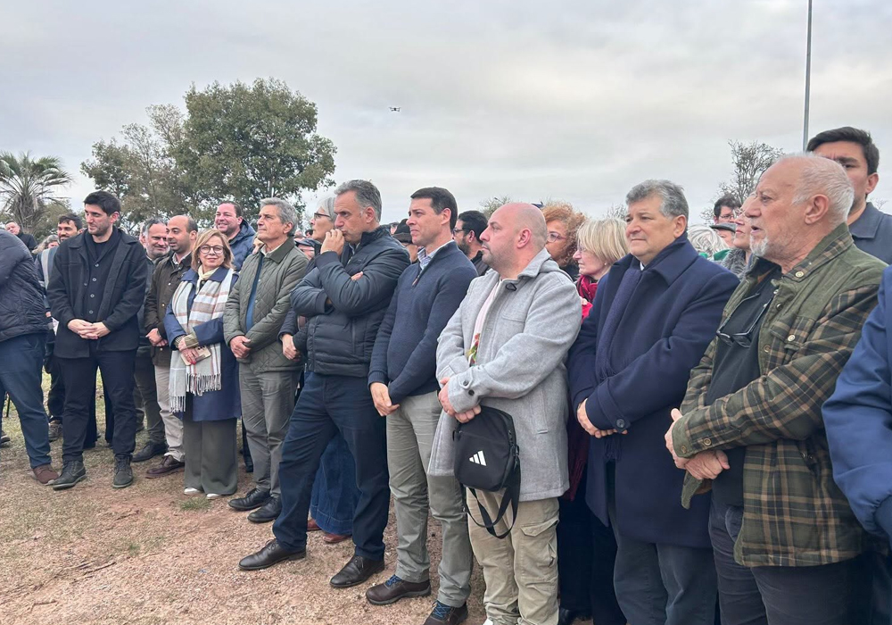 Inauguración de la rehabilitación de un tramo de la Ruta 4