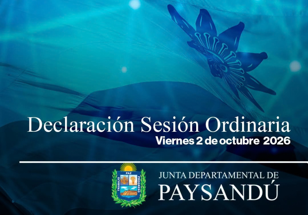 Sesión Ordinaria Junta Departamental de Paysandú